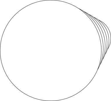 Dairesel beyaz üst üste binen çerçeve karışımı. Teknoloji tasarımı