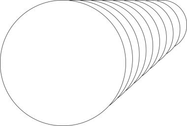 Dairesel beyaz üst üste binen çerçeve karışımı. Teknoloji tasarımı