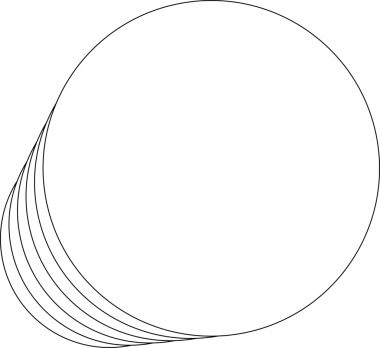 Dairesel beyaz üst üste binen çerçeve karışımı. Teknoloji tasarımı
