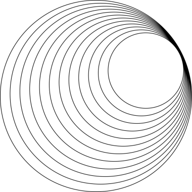 Dairesel beyaz üst üste binen çerçeve karışımı. Teknoloji tasarımı