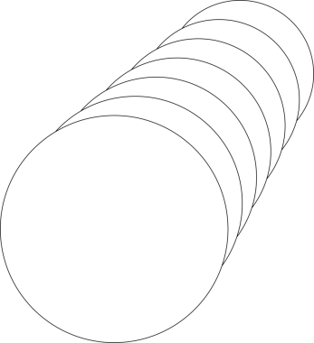 Dairesel beyaz üst üste binen çerçeve karışımı. Teknoloji tasarımı