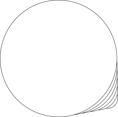 Dairesel beyaz üst üste binen çerçeve karışımı. Teknoloji tasarımı