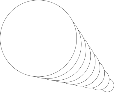 Dairesel beyaz üst üste binen çerçeve karışımı. Teknoloji tasarımı