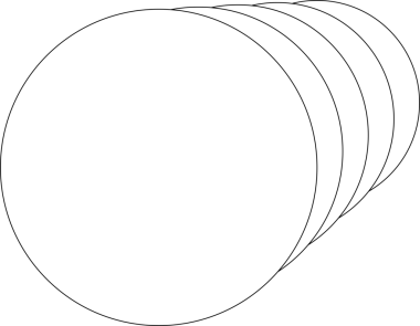Dairesel beyaz üst üste binen çerçeve karışımı. Teknoloji tasarımı