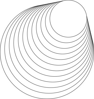 Dairesel beyaz üst üste binen çerçeve karışımı. Teknoloji tasarımı