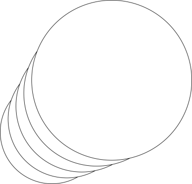 Dairesel beyaz üst üste binen çerçeve karışımı. Teknoloji tasarımı
