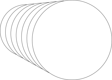 Dairesel beyaz üst üste binen çerçeve karışımı. Teknoloji tasarımı