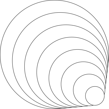 Dairesel beyaz üst üste binen çerçeve karışımı. Teknoloji tasarımı