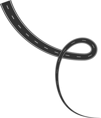 Beyaz işaretli yol kıvrımları, otoyol, trafik, sokak, yarış