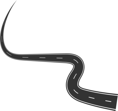 Beyaz işaretli yol kıvrımları, otoyol, trafik, sokak, yarış