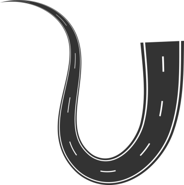 Beyaz işaretli yol kıvrımları, otoyol, trafik, sokak, yarış