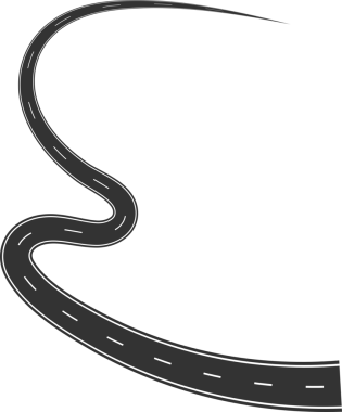 Beyaz işaretli yol kıvrımları, otoyol, trafik, sokak, yarış