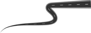 Beyaz işaretli yol kıvrımları, otoyol, trafik, sokak, yarış