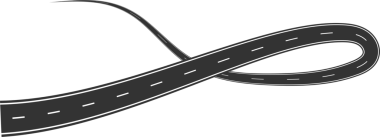 Beyaz işaretli yol kıvrımları, otoyol, trafik, sokak, yarış