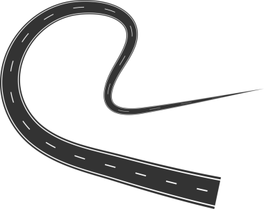 Beyaz işaretli yol kıvrımları, otoyol, trafik, sokak, yarış