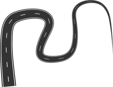 Beyaz işaretli yol kıvrımları, otoyol, trafik, sokak, yarış