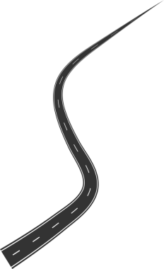 Beyaz işaretli yol kıvrımları, otoyol, trafik, sokak, yarış