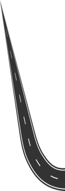 Beyaz işaretli yol kıvrımları, otoyol, trafik, sokak, yarış