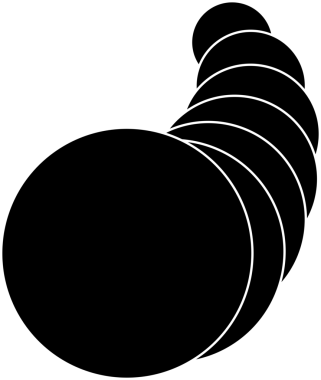 Çember çizgisi eğrisi ve harmanlama dizaynı. Teknoloji kavramı, dijital