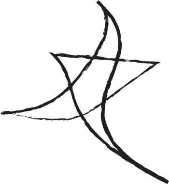 Geometrik Yıldız Düzeni. Doodle fırçası