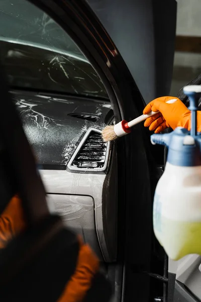 Spray Disinfectant Cleaning Steam Heat Cleaning Car Upholstery Stock Photo  by ©aoo8449 498351484