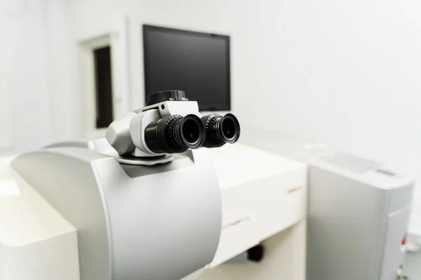 Excimer Laser Pro Oční Chirurgii Přetvoření Přední Plochy Rohovky Očí — Stock fotografie
