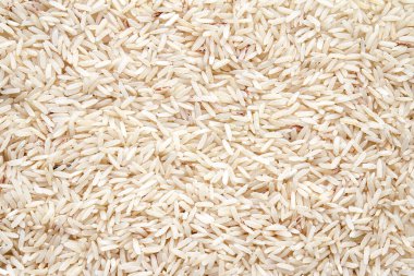 rice texture background. top view.