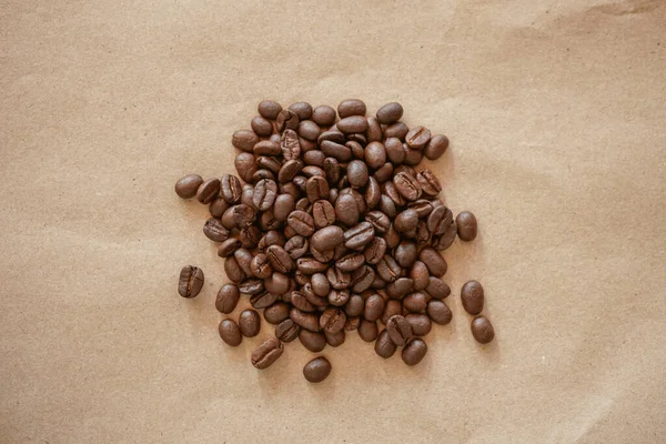Kaffeebohnen Auf Knollengrund — Stockfoto