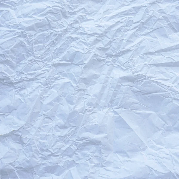 白色折皱纸纹理背景 — 图库照片