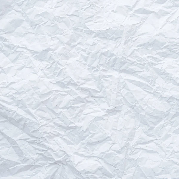 Fehér Gyűrött Papír Háttér Textúra — Stock Fotó