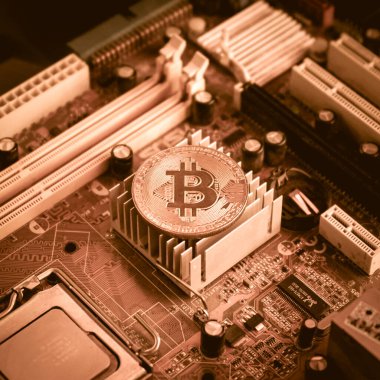 Bitcoin şifreleme, elektronik devre kartı