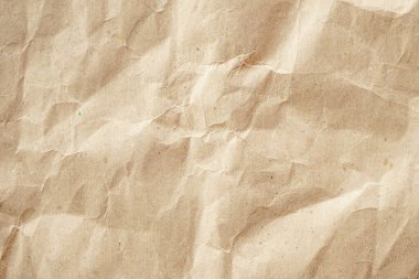 kahverengi buruşuk kağıt doku arka plan.