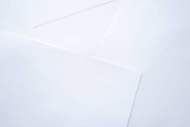 beyaz zarf, beyaz arkaplan, iş kartı