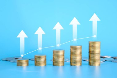 Madeni paralar borsa grafiği