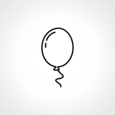 balon çizgisi simgesi, balon çizgisi simgesi