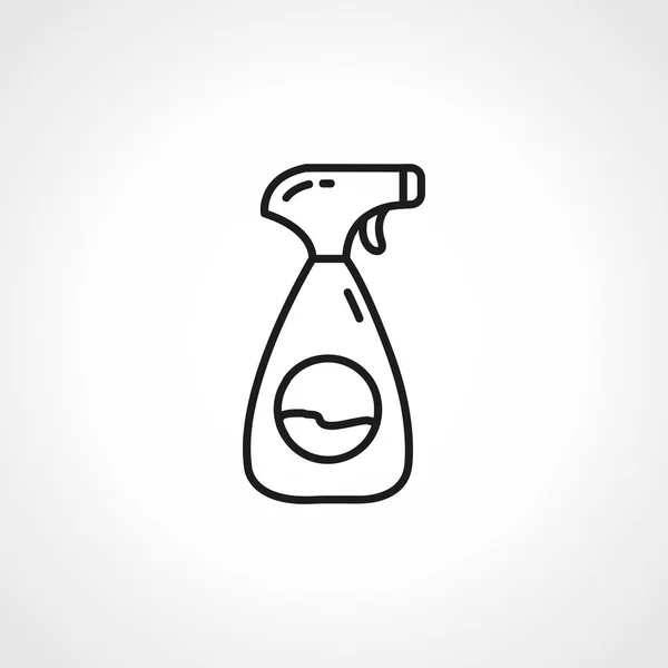 Spray Line Icon Icono Esquema Pulverización — Vector de stock