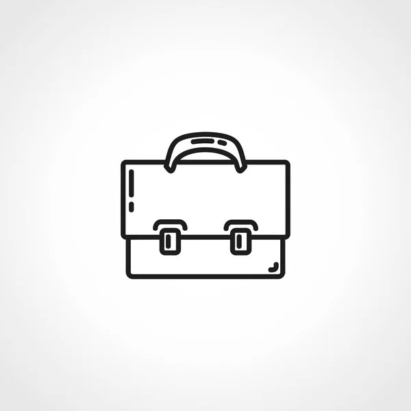 Briefcase Line Icon 포트폴리오 아이콘 — 스톡 벡터