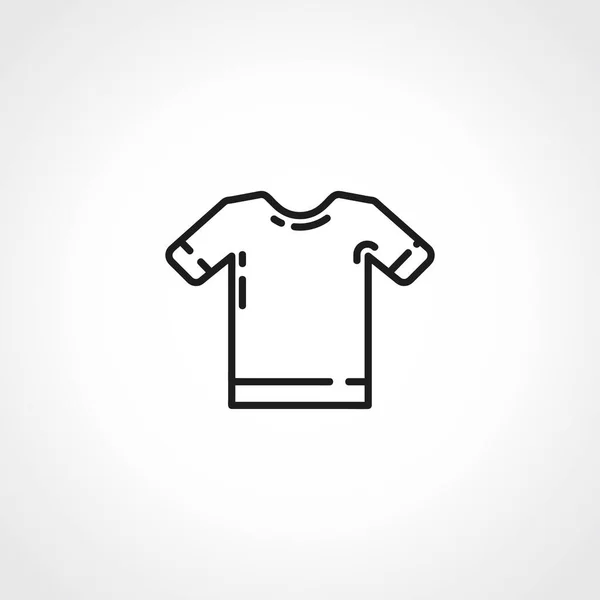 Shirt Linie Symbol Hemdlinien Ikone — Stockvektor