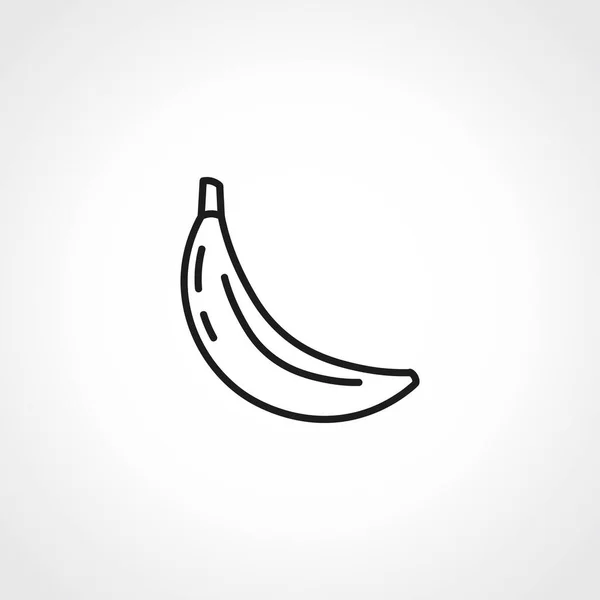 Banana Line Icon Banana Web Linear Icon — Stock Vector