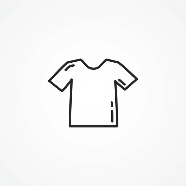 Shirt Icon Shirt Line Icon — Stock Vector