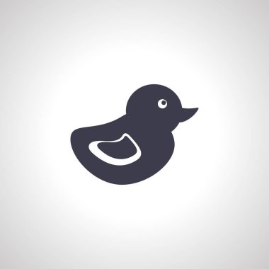 Ördek ikonu. oyuncak ördek simgesi