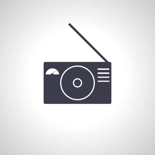 Значок Радио Старый Значок Радио — стоковый вектор
