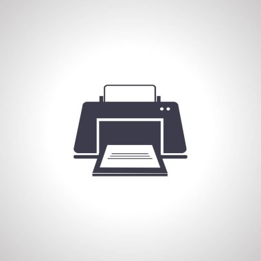 Yazıcı simgesi. yazdırma simgesi. yazıcı simgesi