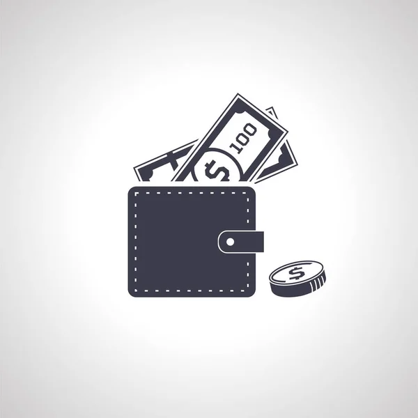 Wallet Money Icon Wallet Icon — Stock Vector