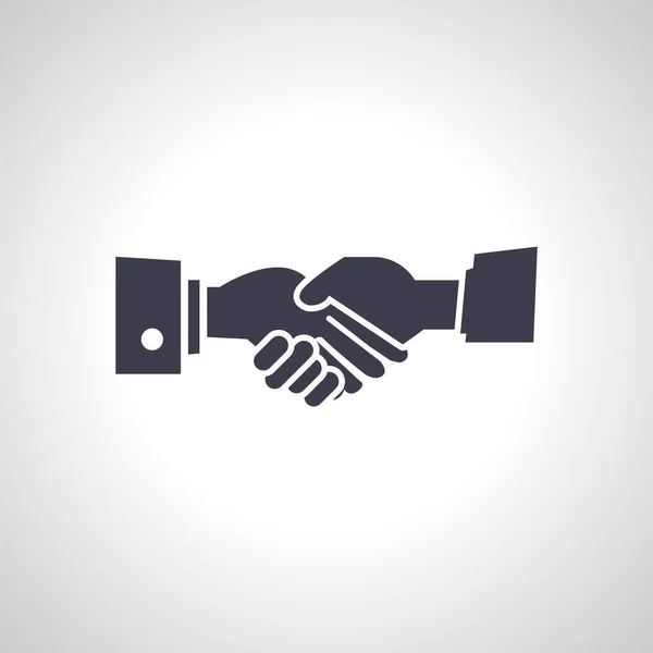 stock vector handshake icon. agreement icon