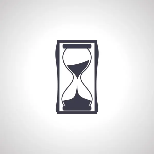 Икона Часового Стекла Икона Песочного Стекла Иконка Часов — стоковый вектор