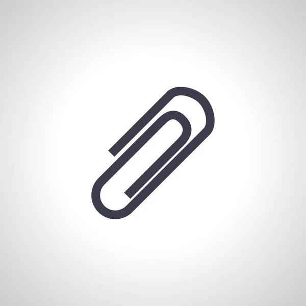 stock vector paper clip icon. paper clip simple icon