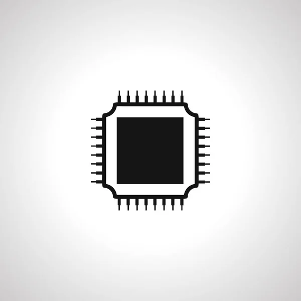 Cpu 칩외진 아이콘 Cpu 아이콘 — 스톡 벡터