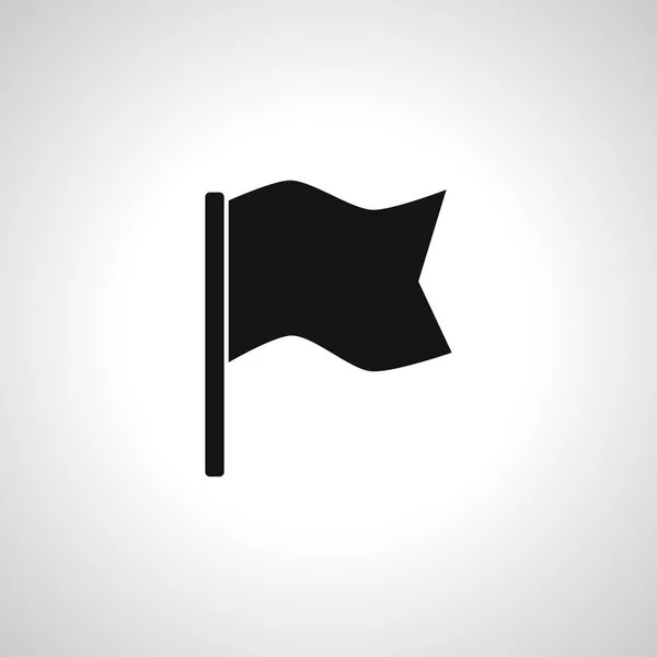 Flagge Schwenkende Symbole Flagge Schwenkende Ikone — Stockvektor