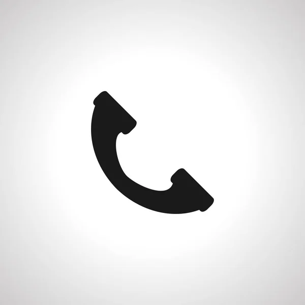 Phone Call Icon Handset Icon — Stock Vector